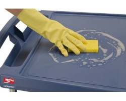 Metro 2-Shelf myCart Polymer Utility Cart - MY1627-24BL