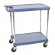 Metro 2-Shelf myCart Polymer Utility Cart - MY1627-24BU