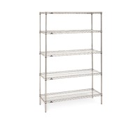 Metro 5-Shelf Stainless Steel Wire Shelving Unit