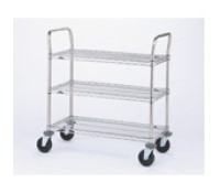 Metro SPN 3-Shelf Wire Chrome Utility Cart