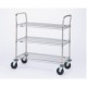 Metro 3-Shelf SPN43DC Super Erecta Chrome Wire Utility Cart 