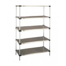 Metro 5-Shelf Stainless Shelving Unit - Model 182474FS Metro 5-Shelf Stainless Shelving Unit - Model 182474FS