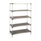 Metro 5-Shelf Stainless Shelving Unit - Model 182474FS