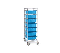 Metro Single Bay Tote Box Carrier Cart