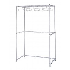 Metro Stainless Steel Upright Cleanroom Garment Rack - GRU2436S Metro Stainless Steel Upright Cleanroom Garment Rack - GRU2436S