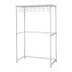 Metro Stainless Steel Upright Cleanroom Garment Rack - GRU2448S