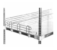 Metro 4 Inch Tall Chrome Shelf Ledge