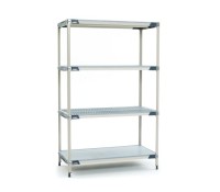 Metro 4-Shelf MetroMax i Solid Polymer Shelving