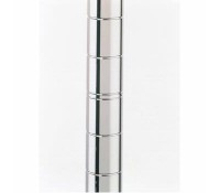 Metro Super Erecta Industrial Chrome Cart Post