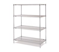 Metro 4-Shelf Brite Industrial Stock Room Wire Shelving
