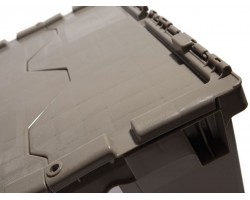 Monoflo DC2012-07 Attached Lid Container | Compact & Durable Storage Tote