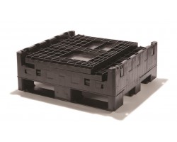 Monoflo BC3230-34 Collapsible Bulk Container | Tall, Space-Saving Industrial Tote