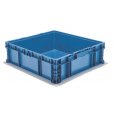 Monoflo NSO2422-07 Straight Wall Plastic Container | 24x22x7 Reusable Stackable Tote