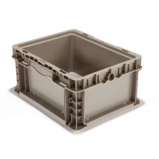 Monoflo NSO1207-05 Straight Wall Plastic Container | Compact, Durable Storage Bin