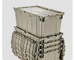 Monoflo DC2012-07 Attached Lid Container | Compact & Durable Storage Tote