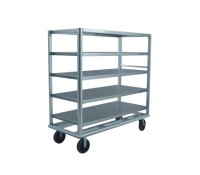 New Age Stainless Steel Multi-Shelf Truck, Aluminum Frame