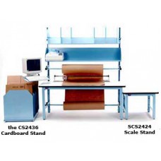 ProLine PB723030PL White Plastic Laminate Top PB Packaging Workbench ProLine PB723030PL White Plastic Laminate Top PB Packaging Workbench