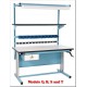 ProLine BIB16 White Plastic Conductive Laminate Top Adjustability Workbench in a Box