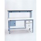 ProLine TSHD6030PL White Plastic Laminate Top Technician Workbench