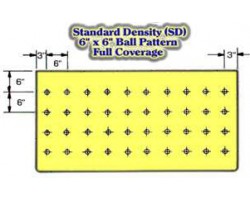 ProLine RT483030-FC-SD-M Solid Maple Top 6x6 Full Coverage Pop Up Ball Transfer Workbench