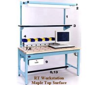 Pro-Line Industrial Maple Top Transfer Pop-Up Ball Workbench