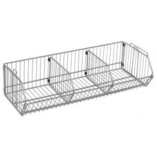 Quantum 1436BC Modular Stacking Wire Basket | Durable Steel Storage Solution Quantum 1436BC Modular Stacking Wire Basket | Durable Steel Storage Solution