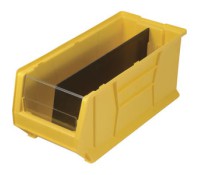 Quantum Bin Dividers and Clear Plastic Windows for Storage Bins