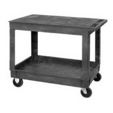 Quantum PFTC4026-33-2 Plastic Flat Top Mobile Service Cart Quantum PFTC4026-33-2 Plastic Flat Top Mobile Service Cart