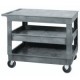 Quantum PFTC4026-33-3 Plastic Flat Top Service Cart