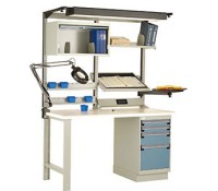 Rousseau LC3002C Electronics Workstation – Modular, Accessory-Ready, Tool-Free Reconfigurable Work Center