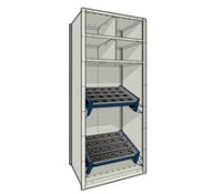 Rousseau CNC Tool Shelving with Adaptors