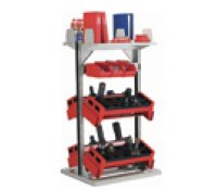 Rousseau 54-Inch High CNC Tool Stand | Heavy-Duty Tooling Storage