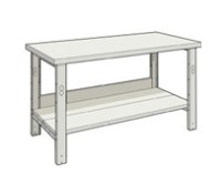 Rousseau Basic Workbench with Bottom Shelf