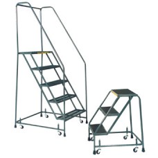Ballymore 118-G Serrated Grating Safety Rolling Ladder Ballymore 118-G Serrated Grating Safety Rolling Ladder