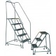 Ballymore 126-R Abrasive Mat Treads Rolling Safety Ladder 