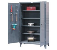 Strong Hold Heavy Duty Pegboard Storage Cabinets
