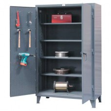 Strong Hold Pegboard Steel Storage Cabinet - 36-PB-244 Strong Hold Pegboard Steel Storage Cabinet - 36-PB-244