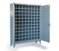 Strong Hold 99-Opening Bin Storage Cabinet Lockable Steel Parts