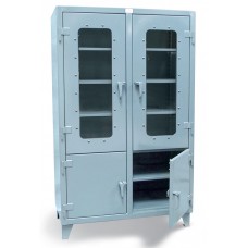 Strong Hold 56-4DLD-248 Combination Clear View Cabinet | Heavy-Duty Storage Strong Hold 56-4DLD-248 Combination Clear View Cabinet | Heavy-Duty Storage
