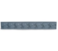Strong Hold Small Compartment Locker – 12-Gauge Steel Small-Item Locker with Louvered Doors & 3-Point Locking