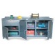 Strong Hold Countertop Storage Bench Cabinet - 83-WB-303-1DB