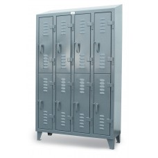 Strong Hold Two Tier Slim-Line Slope Top Locker - 46-18-2TSL-SL Strong Hold Two Tier Slim-Line Slope Top Locker - 46-18-2TSL-SL