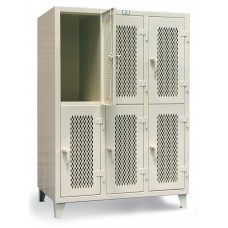 Strong Hold Ventilated Doors Steel Locker - 4-76-34-V-2TPL Strong Hold Ventilated Doors Steel Locker - 4-76-34-V-2TPL