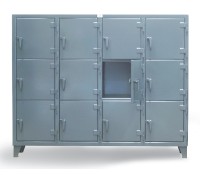 Strong Hold Mini Tier Solid Door Lockers
