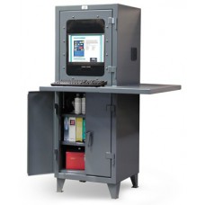 Strong Hold Extra Workspace Computer Cabinet - 26-CC-242-1WLDSLF Strong Hold Extra Workspace Computer Cabinet - 26-CC-242-1WLDSLF
