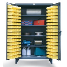 Strong Hold 36-BS-244 4-Shelf Bin Storage Cabinet – Heavy-Duty Industrial Steel Cabinet with 94 Bins Strong Hold 36-BS-244 4-Shelf Bin Storage Cabinet – Heavy-Duty Industrial Steel Cabinet with 94 Bins