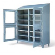 Strong Hold 46-4D-LD-248-CFG Clear View Steel Cabinet | Secure Industrial Storage Strong Hold 46-4D-LD-248-CFG Clear View Steel Cabinet | Secure Industrial Storage