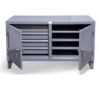 Strong Hold Double Compartment Cabinet Workbench