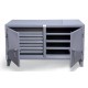 Strong Hold Steel Cabinet Workbench - 42.4-DS-363-4DB