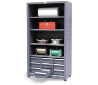 Strong Hold Combination Drawer Shelving | Secure Industrial Storage with Drawers & Shelves